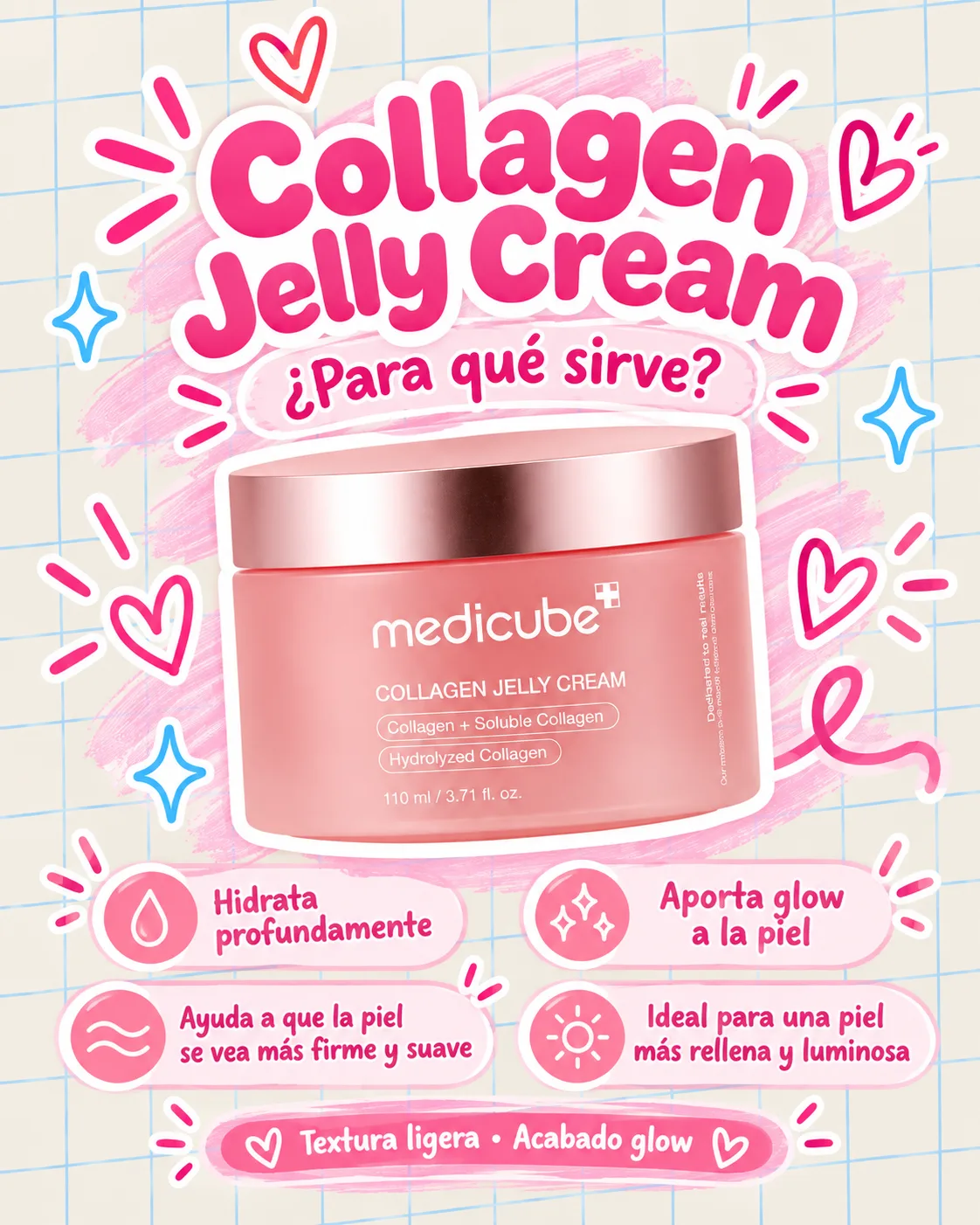 Crema facial medicube PDRN