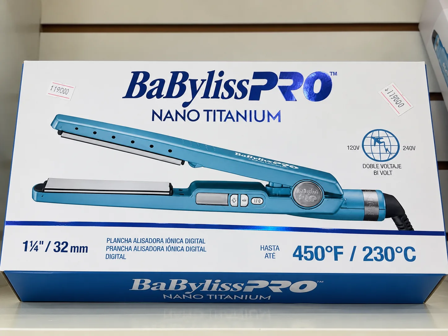 Plancha babylissPro Nano titanium