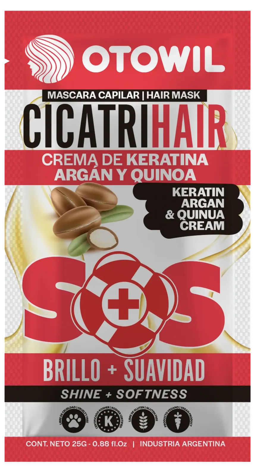 Cicatrihair - Keratina y Argan | Sobre x 25 grs.