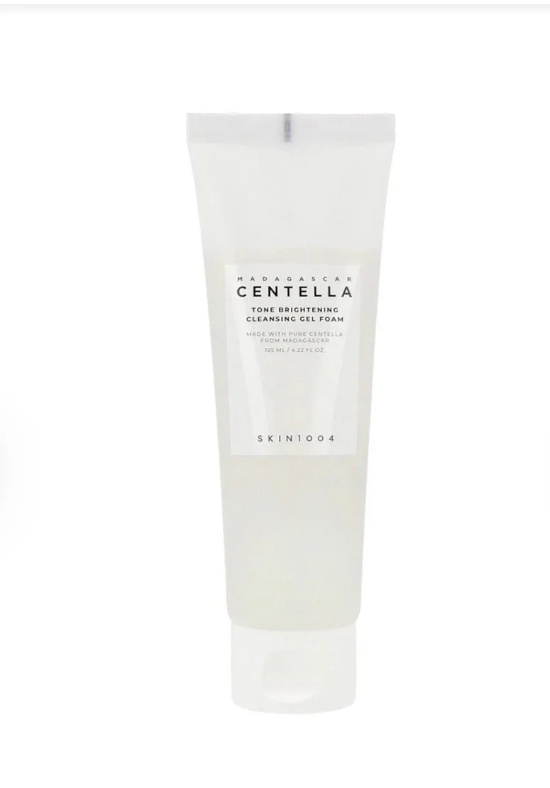 Limpiador facial para manchas coreano / SKIN1004 Madagascar Centella Tone Brightening Cleansing Gel Foam 125 ml 🤍🌿.