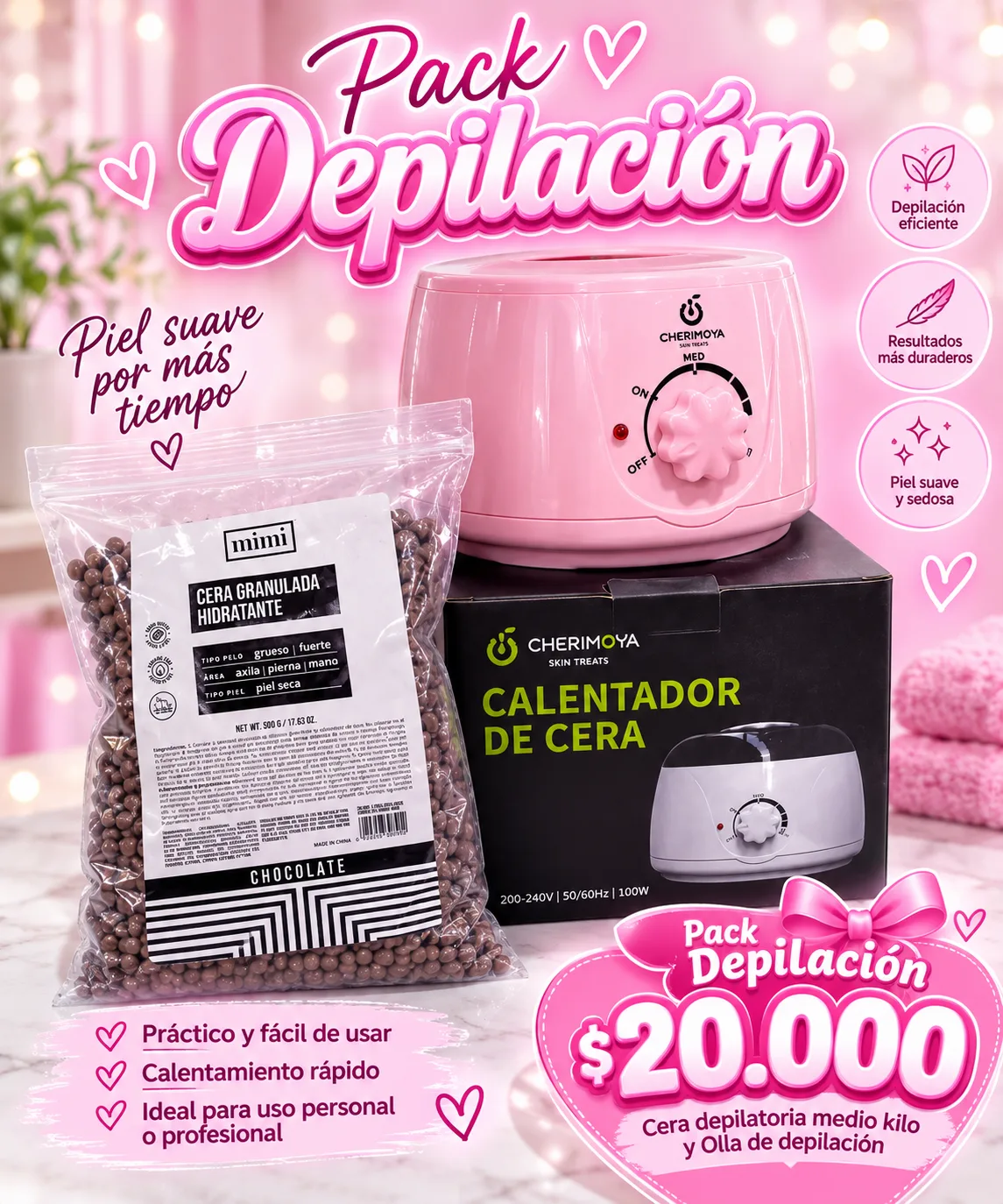 PACK DEPILACIÓN $20.000 ✨