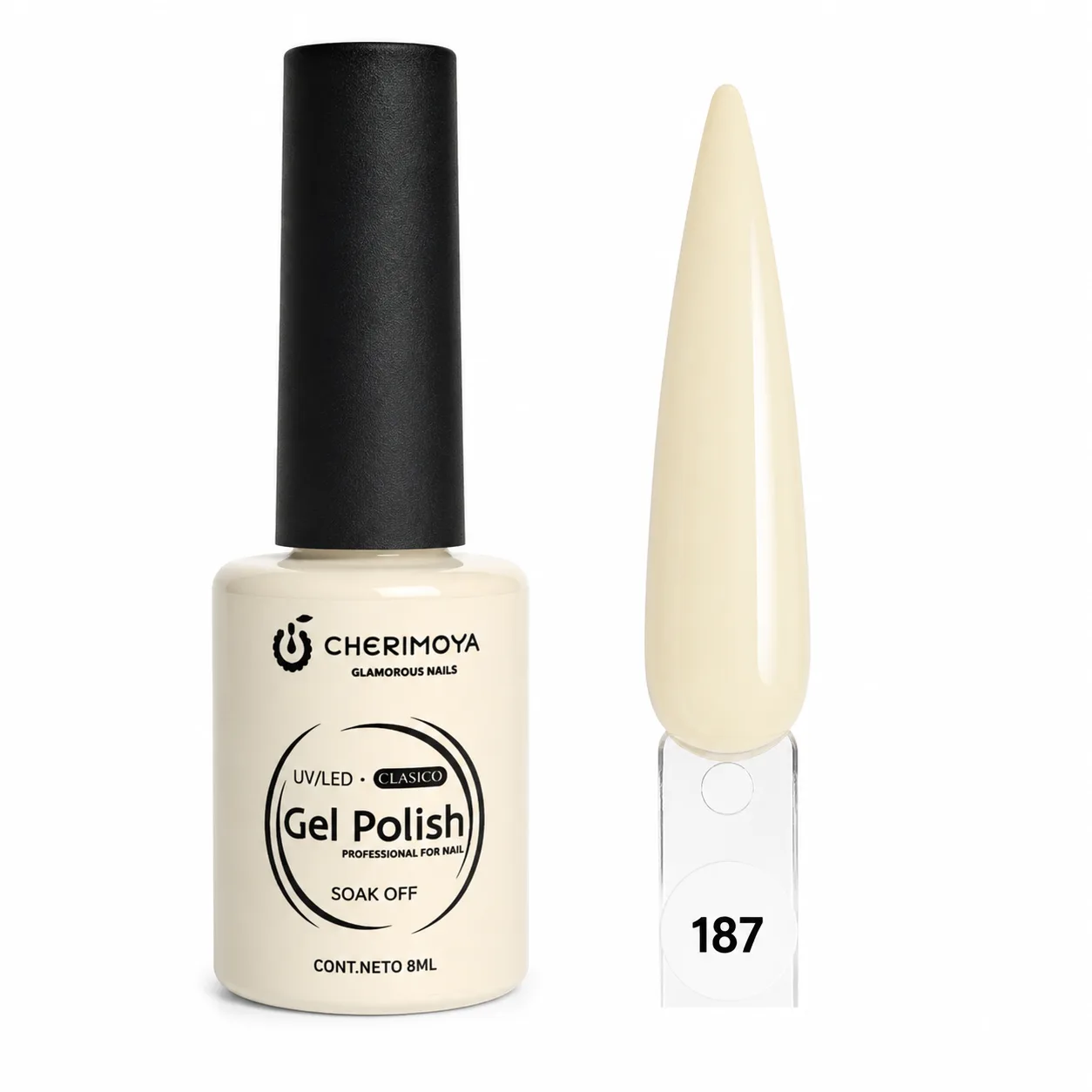 Gel Polish Cherimoya UV/LED 8 ml – Tono 187