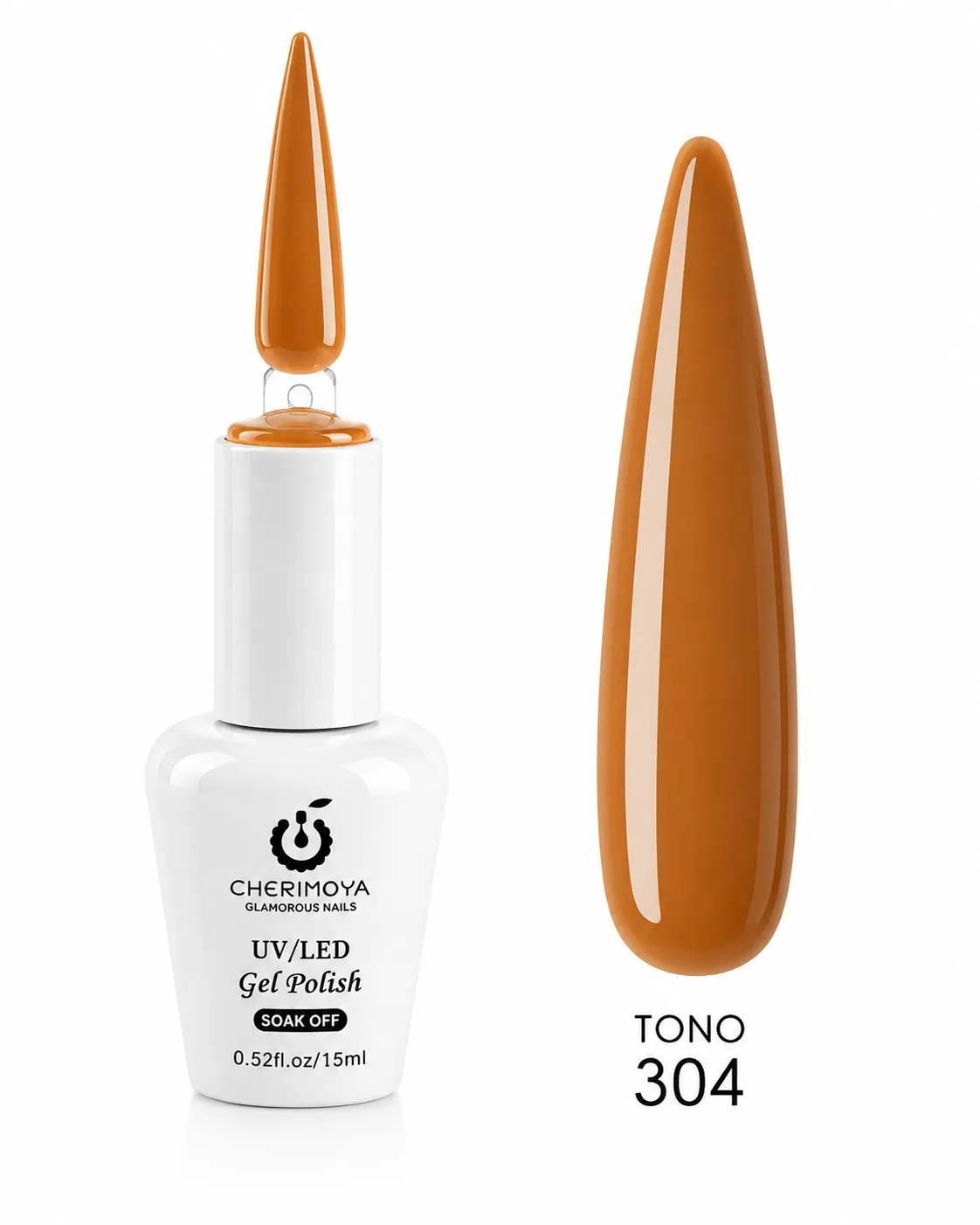 Esmalte Permanente Cherimoya UV/LED Gel Polish Tono 304 – 15 ml
