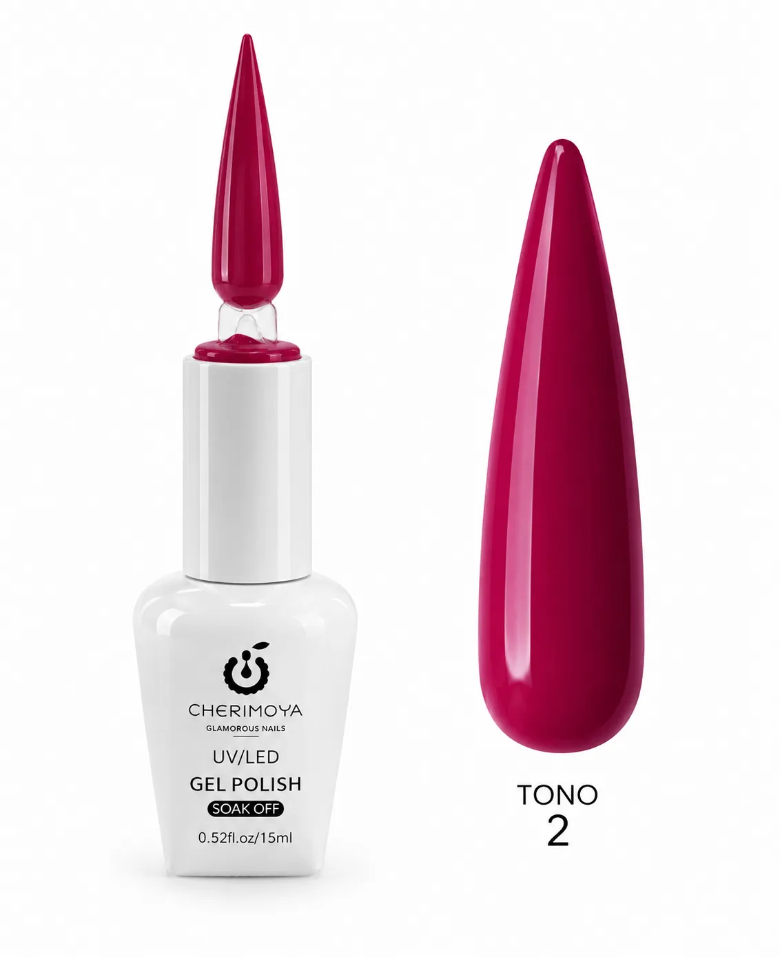 Esmalte Permanente Cherimoya UV/LED Gel Polish Tono 2 – 15 ml