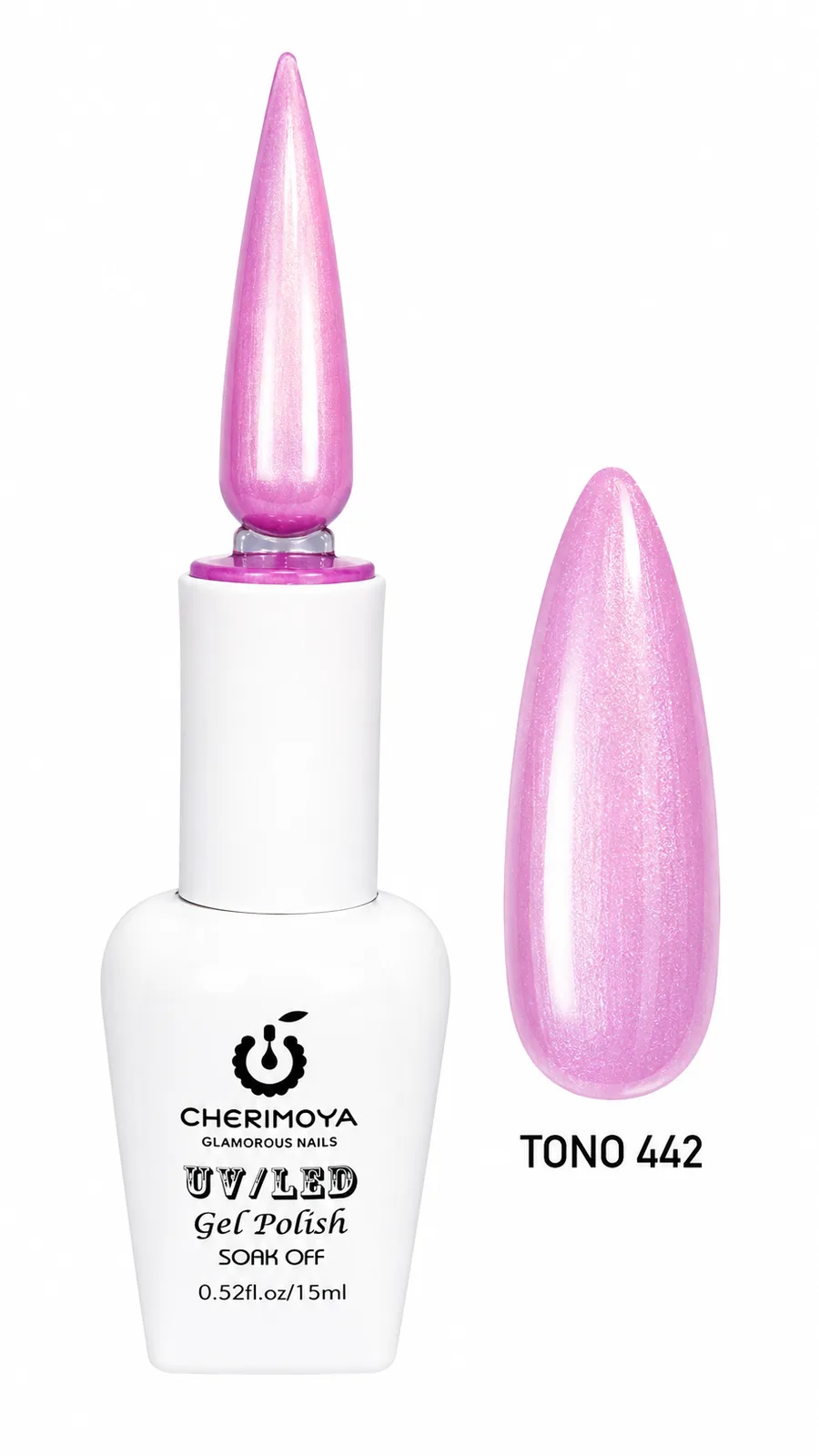 Esmalte Permanente Cherimoya UV/LED Gel Polish Tono 442 – 15 ml
