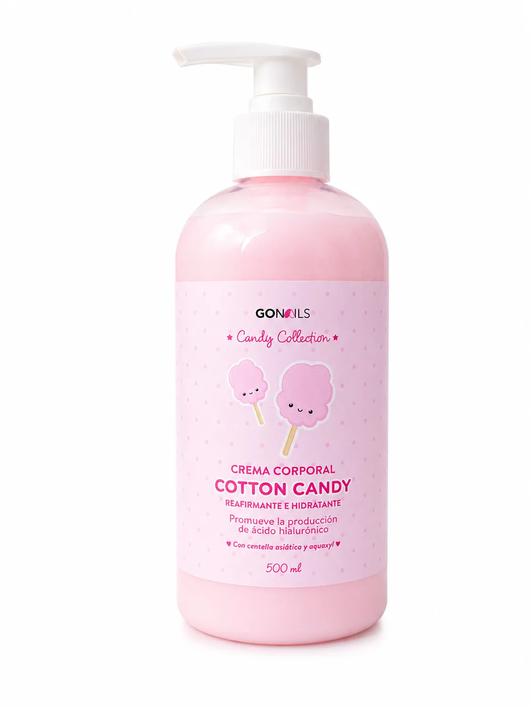 Crema Corporal Cotton Candy Gonails Candy Collection 500 ml