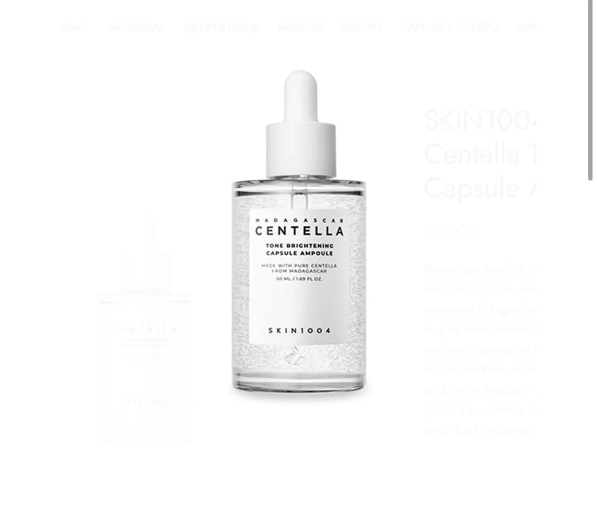 Ampolla SKIN1004 - Madagascar Centella Tone Brightening Capsule Ampoule 50ml