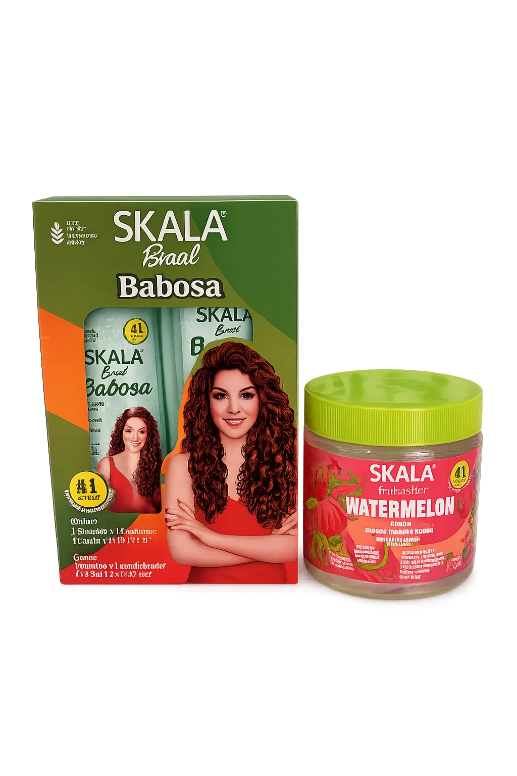 Kit Skala Rizos Babosa + Watermelon definidor
