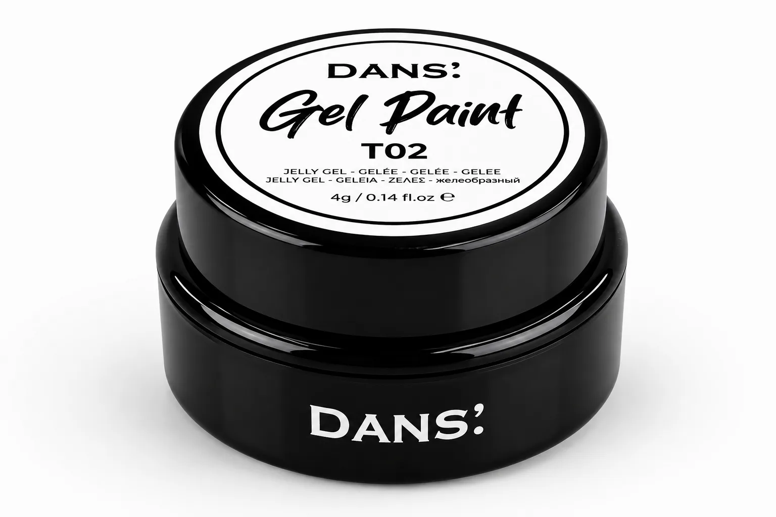 Gel Paint DANS Blanco 4 g – Gel para Nail Art Profesional