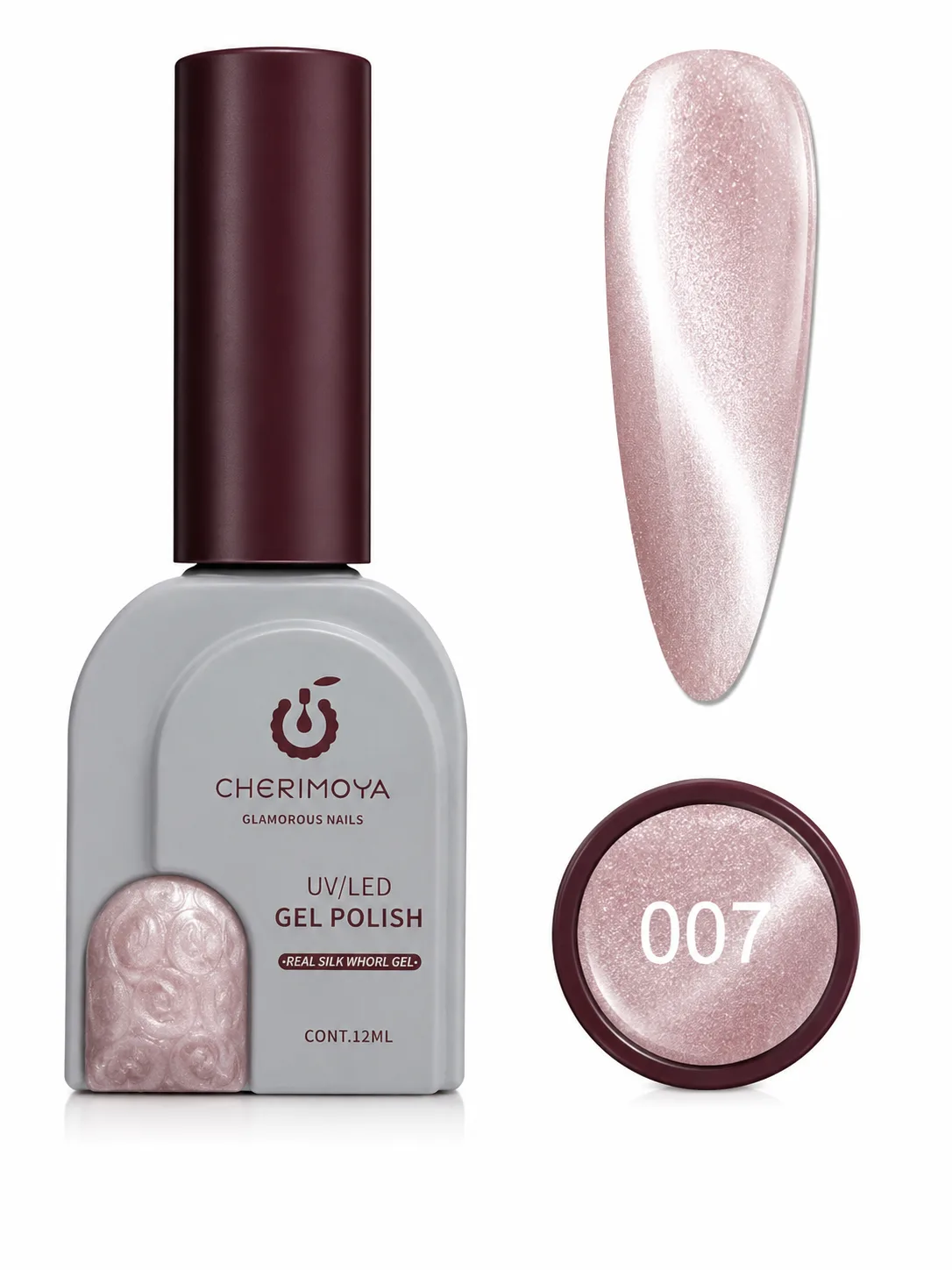 Cherimoya Real Silk Whorl Gel Polish 007 – Gel UV/LED 12 ml