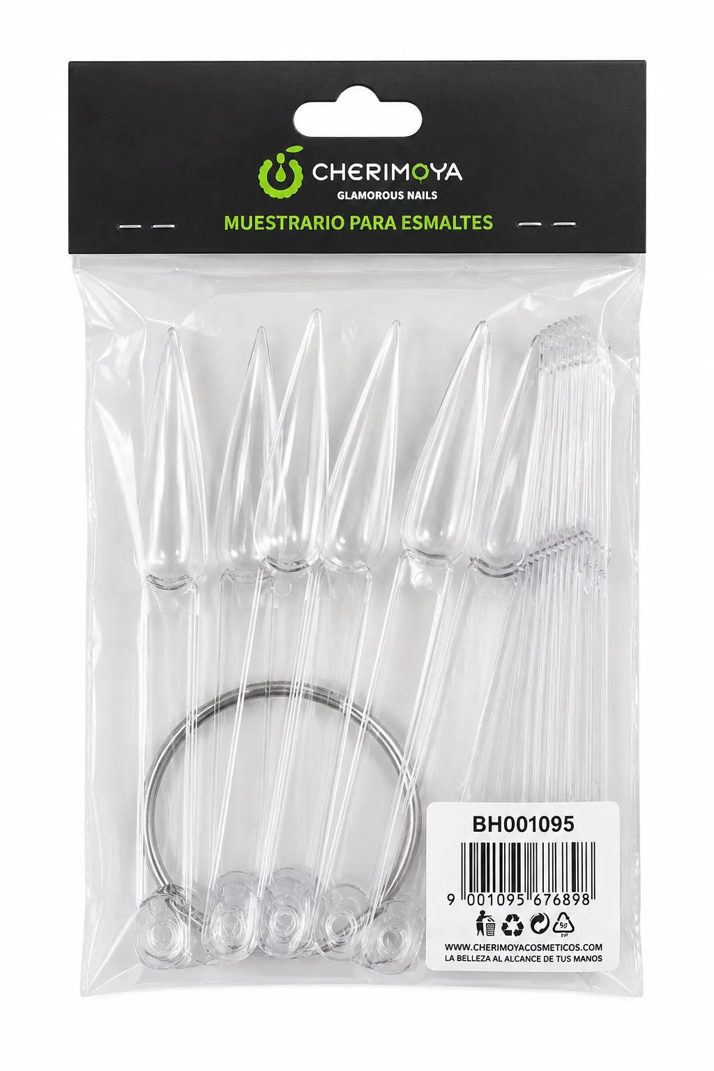 Muestrario para Esmaltes Cherimoya – Set de Uñas Transparente