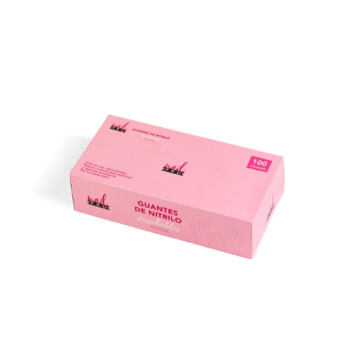 caja de guantes nail pro S 100 unidades
