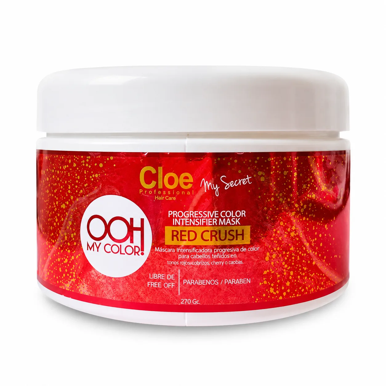 Mascarilla Matizadora -Rojo- Cloe Professional