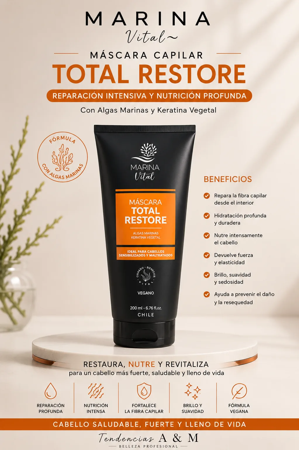 Marina Vital mascarilla Total Restore