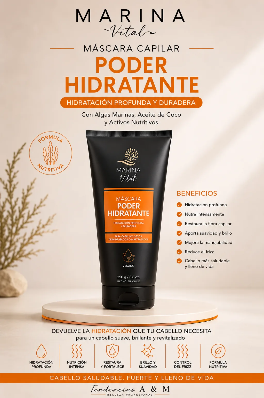 Marina Vital Máscara Poder Hidratante