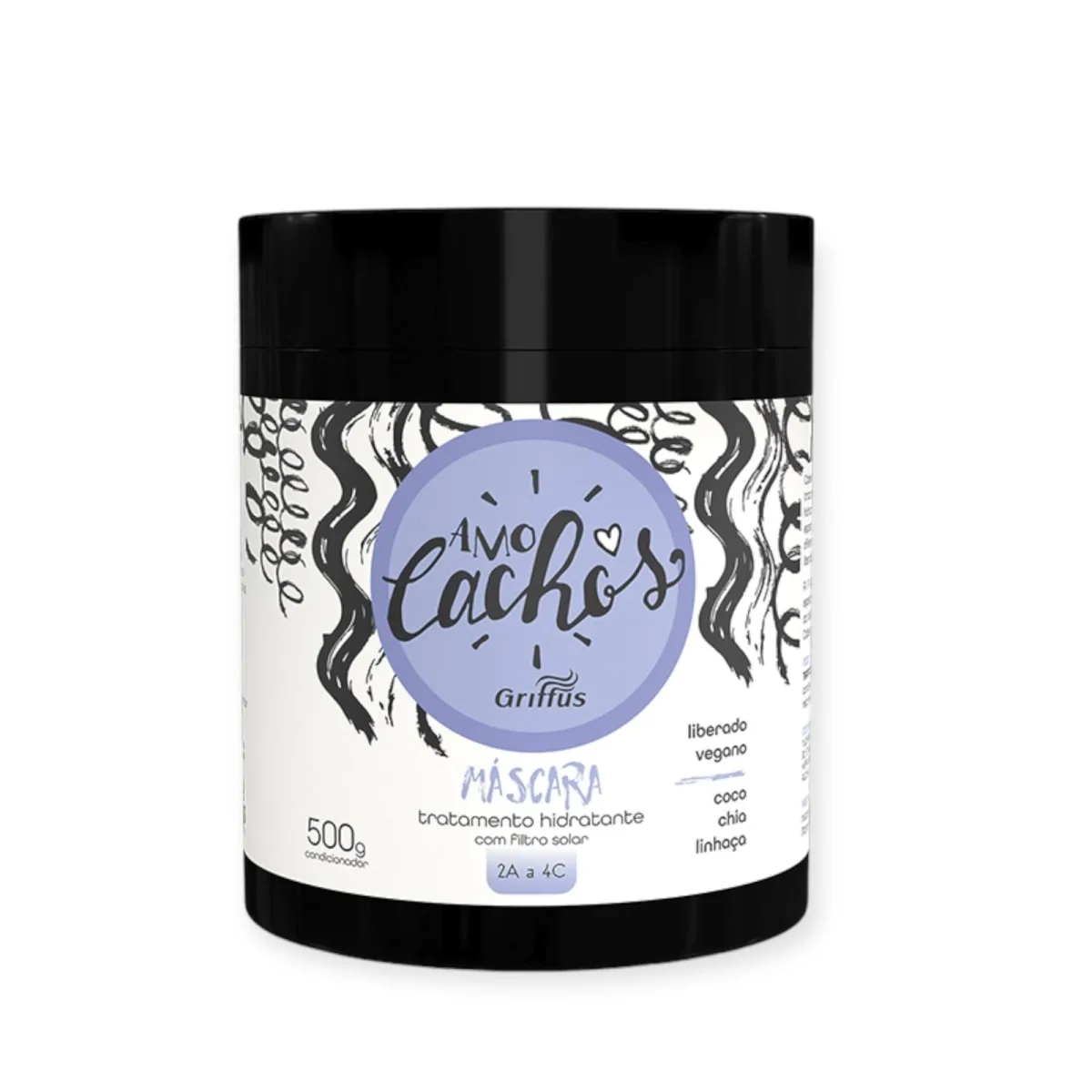 Máscara Meu Cacho Minha Vida Argan 500g | Hidratación y Nutrición para Rizos