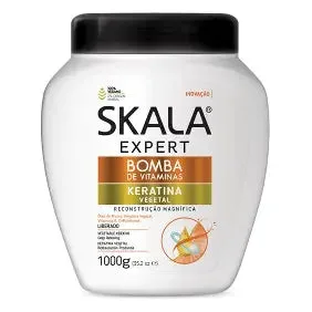 Skala Keratina Vegetal Crema de Tratamiento 1000g | Reparación y Fortalecimiento Capilar