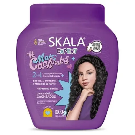 Skala Expert #Mais Cachinhos Kids 1000g | Crema para Rizos Infantiles